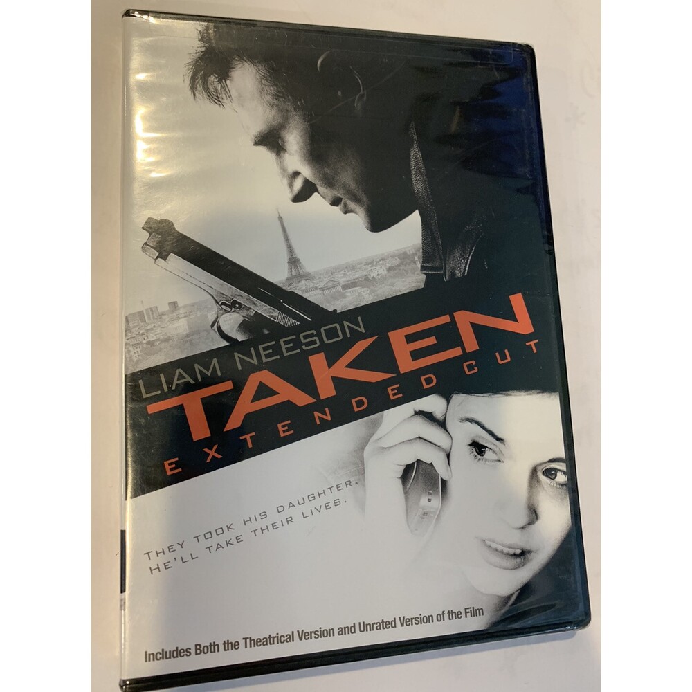 Taken Starring‎ Liam Neeson (Extended Cut) New DVD
